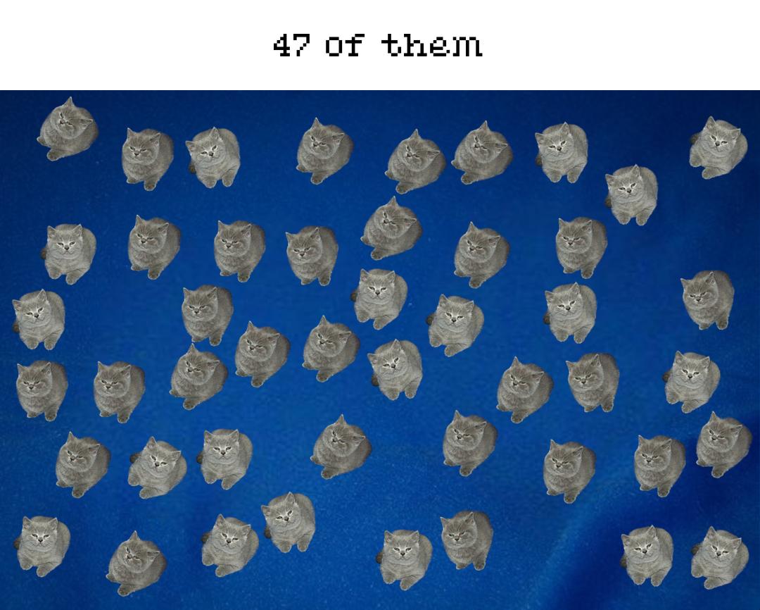 The 'two of them' meme, except it says '47 of them' (the page count)